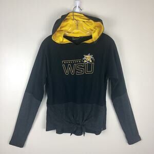 Wichita State WSU Shockers Womens Under Armour Loose Fit Hooded Shirt Size M
